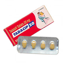 TADACIP 20 (Дженерик Сиалис 20мг) 4таб